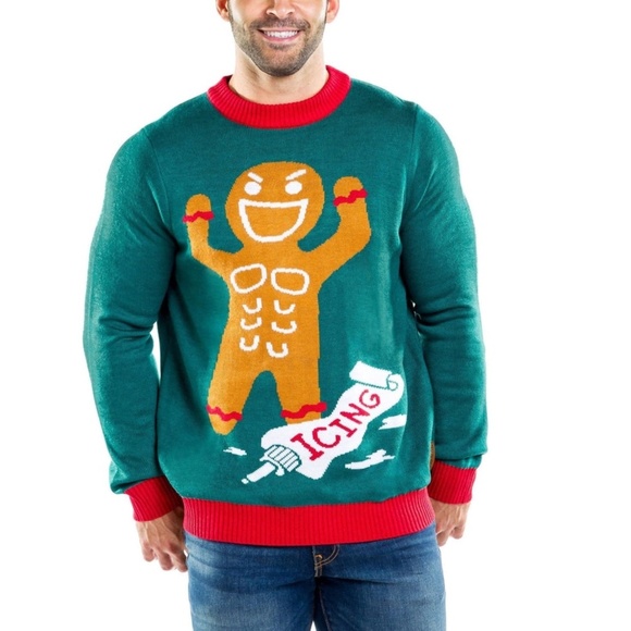 Tipsy Elves Other - Tipsy Elves Ginger Roid Rage Ugly Christmas Sweater Mens Size Large Pullover